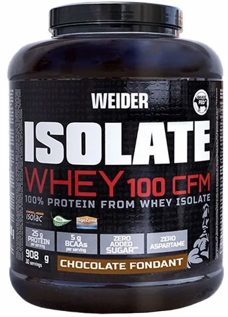 Weider - Izolat, Isolate Whey 100 CFM, Chocolate Fondant, Proszek, 2000g  