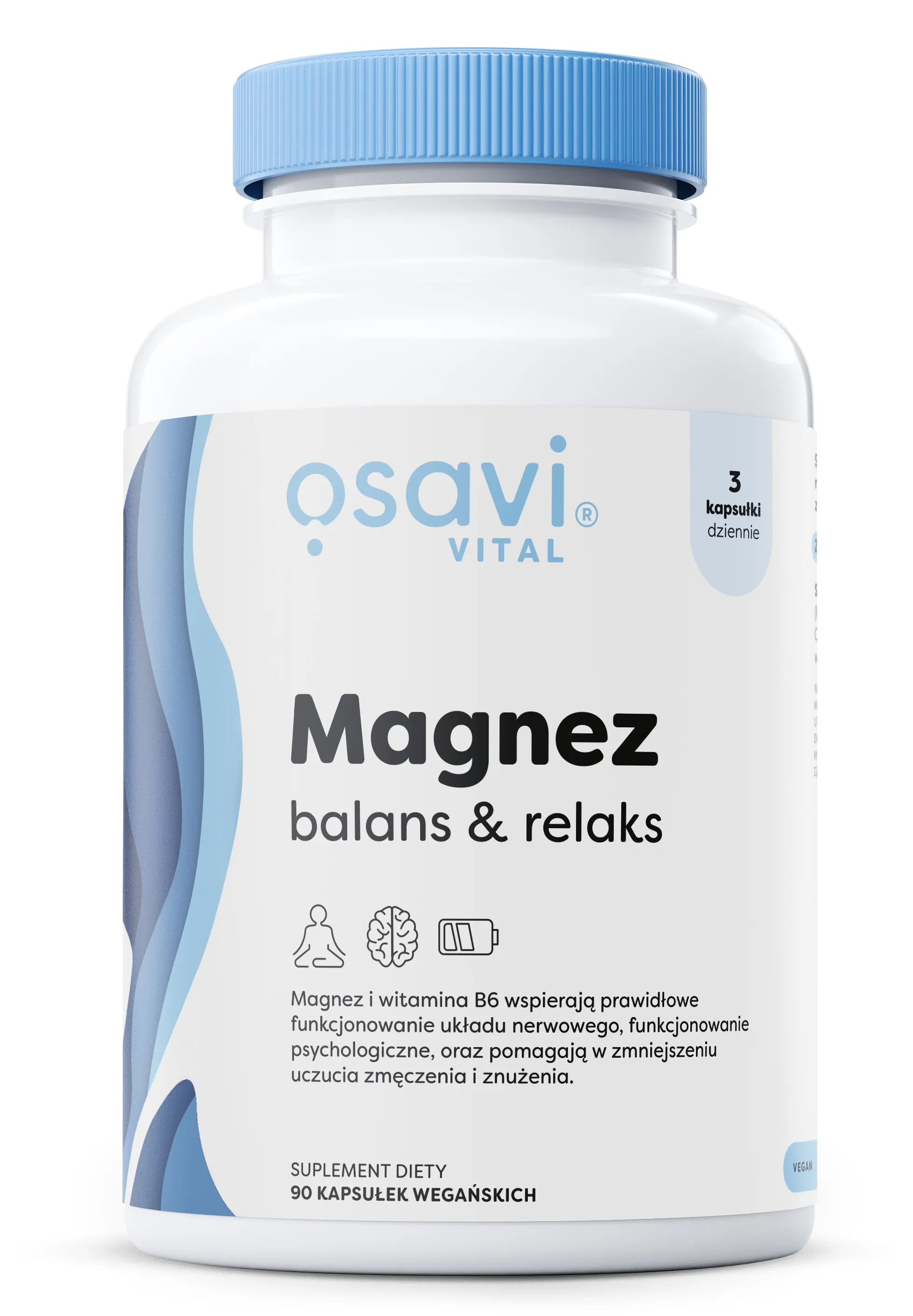 Magnez Balans & Relaks - 90 vegan capsules