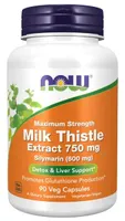 Now Foods - Milk Thistle Extract, Maximum Strength, 750mg, 90 vkaps