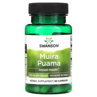 Swanson - Muira Puama, 250mg (10:1), 60 capsules