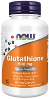 NOW Foods - Glutathione, 500mg with Milk Thistle Extract & Alpha Lipoic Acid, 60Vegetarian Softgels