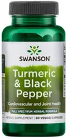 Swanson - Turmeric & Black Pepper, 60 vkas