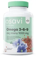 Osavi - Omega 3-6-9 Olej Lniany, 1000mg, 120 softgels