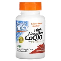 Doctor's Best - Coenzyme CoQ10 + BioPerine, 100mg, 60 capsules