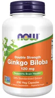 NOW Foods - Ginkgo Biloba, 120mg, 200 vkaps