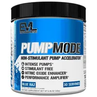 EVLution Nutrition - PumpMode Powder, Blue Raz, Proszek, 183g