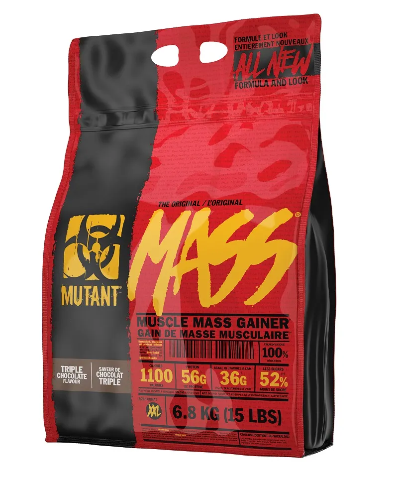 Mutant - Mass, Gainer, Triple Chocolate, Proszek, 6800g