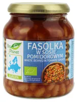 BioPlanet - Fasolka W Sosie Pomidorowym BIO, 360 g