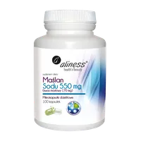 Aliness - Maślan Sodu, 550mg, 100 vkaps