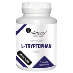 Aliness - L-Tryptophan, 500 mg, 100 kapsułek