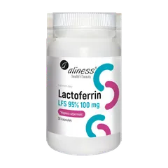 Aliness - Laktoferyna LFS 90%, 100 mg,  60 kapsułek