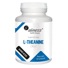 Aliness - L-Theanine, 200 mg, 100 kapsułek