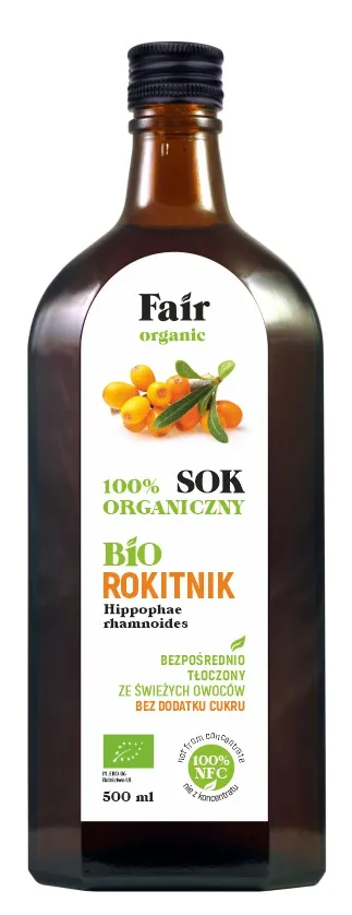 Fair Organic - Sok Organiczny BIO Rokitnik, 500 ml