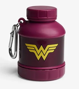 SmartShake - Pojemnik na Odżywki, Whey2Go Funnel, DC Comics, WonderWoman, Pojemność, 110 ml