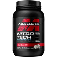 MuscleTech - Odżywka białkowa Nitro-Tech, Cookies & Cream, Proszek, 907g