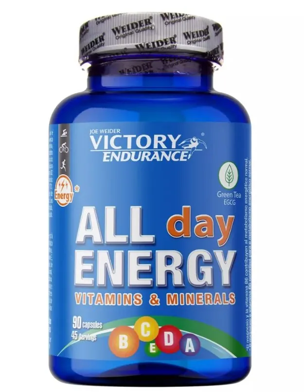 Weider - Witaminy i Minerały, All Day Energy, Joe Weider Victory Endurance, 90 kapsułek
