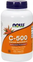 NOW Foods - Vitamin C500, Calcium Ascorbate, Bioflavonoids, 250 Capsules