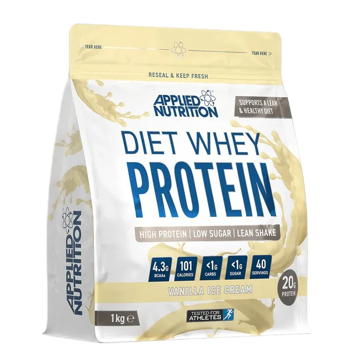 Applied Nutrition - Odżywka Białkowa, Diet Whey, Vanilla Ice Cream, Proszek, 1000g