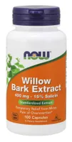 NOW Foods - White Willow Bark, 400mg, 100 Capsules