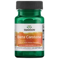 Swanson - Beta Carotene (Vitamin A), 5000 IU, 250 Softgeles