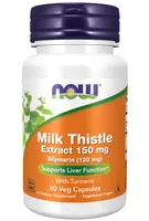 NOW Foods - Silymarin, Milk Thistle Extract with Turmeric, 150mg, 60 vkaps