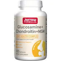 Jarrow Formulas - Glucosamine + Chondroitin + MSM, 120 capsules