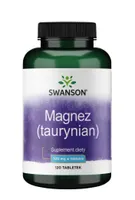 Swanson - Taurynian Magnezu, 120 tabletek