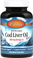 Carlson Labs - Cod Oil, 280mg, 250 Softgeles