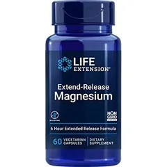 Life Extension - Sustained Release Magnesium, 60 vegetable capsules