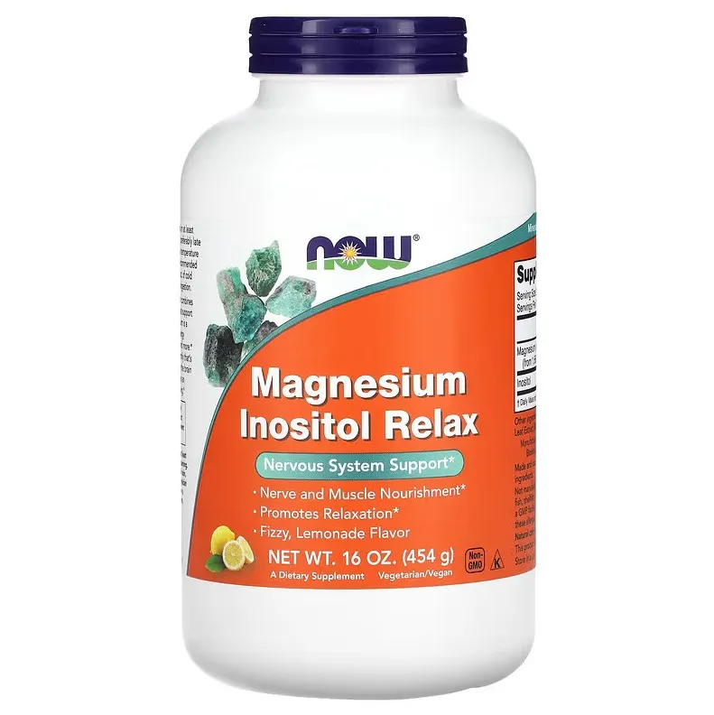 NOW Foods - Magnesium Inositol Relax Powder, 454g