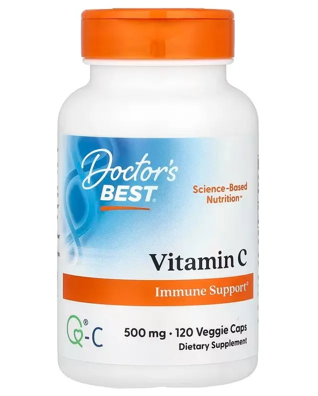 Doctor's Best - Vitamin C Quali-C, 500mg, 120 vkaps