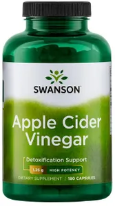 Swanson - Apple Cider Vinegar, Ocet Jabłkowy, 625mg, 180 kapsułek