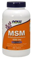 NOW Foods - MSM, Healthy Joints, 1500 mg, 200 tablets