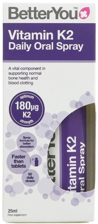 BetterYou - Witamina K2 Oral Daily Oral Spray, 25 ml