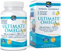Nordic Naturals - Ultimate Omega Xtra, 1480mg Omega 3 + Vitamin D3, Lemon Flavor, 60 Softgeles