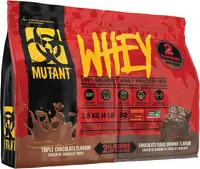 Mutant Whey 2 Flavours, Triple Chocolate & Chocolate Fudge Brownie - 1800g