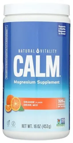 Natural Vitality - Natural Calm, Orange, Powder, 453g