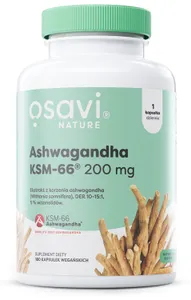 Osavi - Ashwagandha KSM-66, 200mg, 180 vkaps