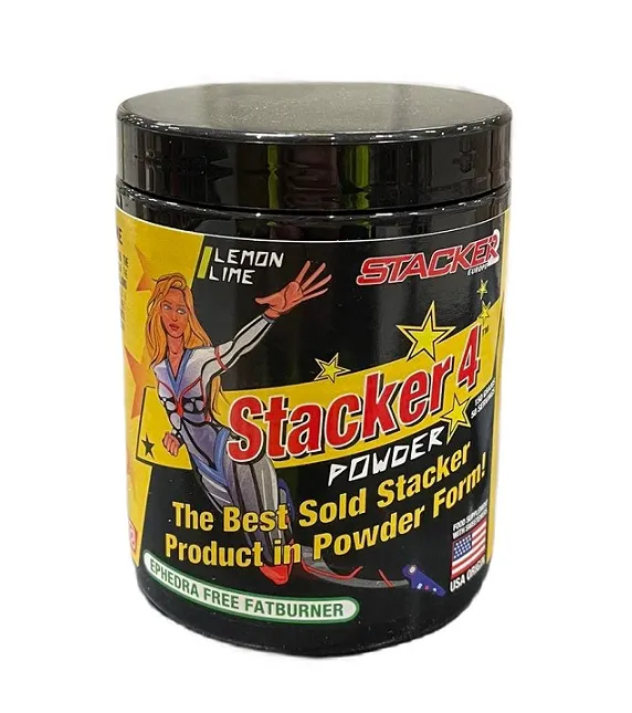 Stacker2 Europe - Stacker 4 Powder, Lemon Lime, Proszek, 150g
