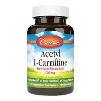 Carlson Labs - Acetyl L-Carnitine, 500mg, 120 vkaps