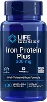 Life Extension - Iron Protein Plus, Żelazo, 300mg, 100 caps