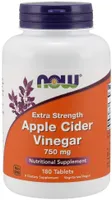 NOW Foods - Apple Cider Vinegar, Apple Cider Vinegar, 750mg, 180 Tablets