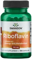Swanson - Vitamin B-2, Riboflavin, 100mg, 100 Capsules
