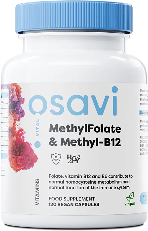 MethylFolate & Methyl-B12 - 120 vegan caps