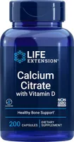 Life Extension - Calcium Citrate with Vitamin D, 200 capsules