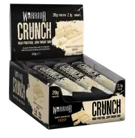 Warrior - Crunch Bar, Chrupiąca Biała Czekolada, 12 batonów