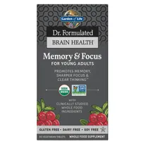 Garden of Life - Dr. Formulated Memory & Focus, for Adults, 60 vcaps