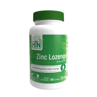 Health Thru Nutrition - Zinc Lozenge with Vitamin C, Cherry, 60 tabletek do ssania