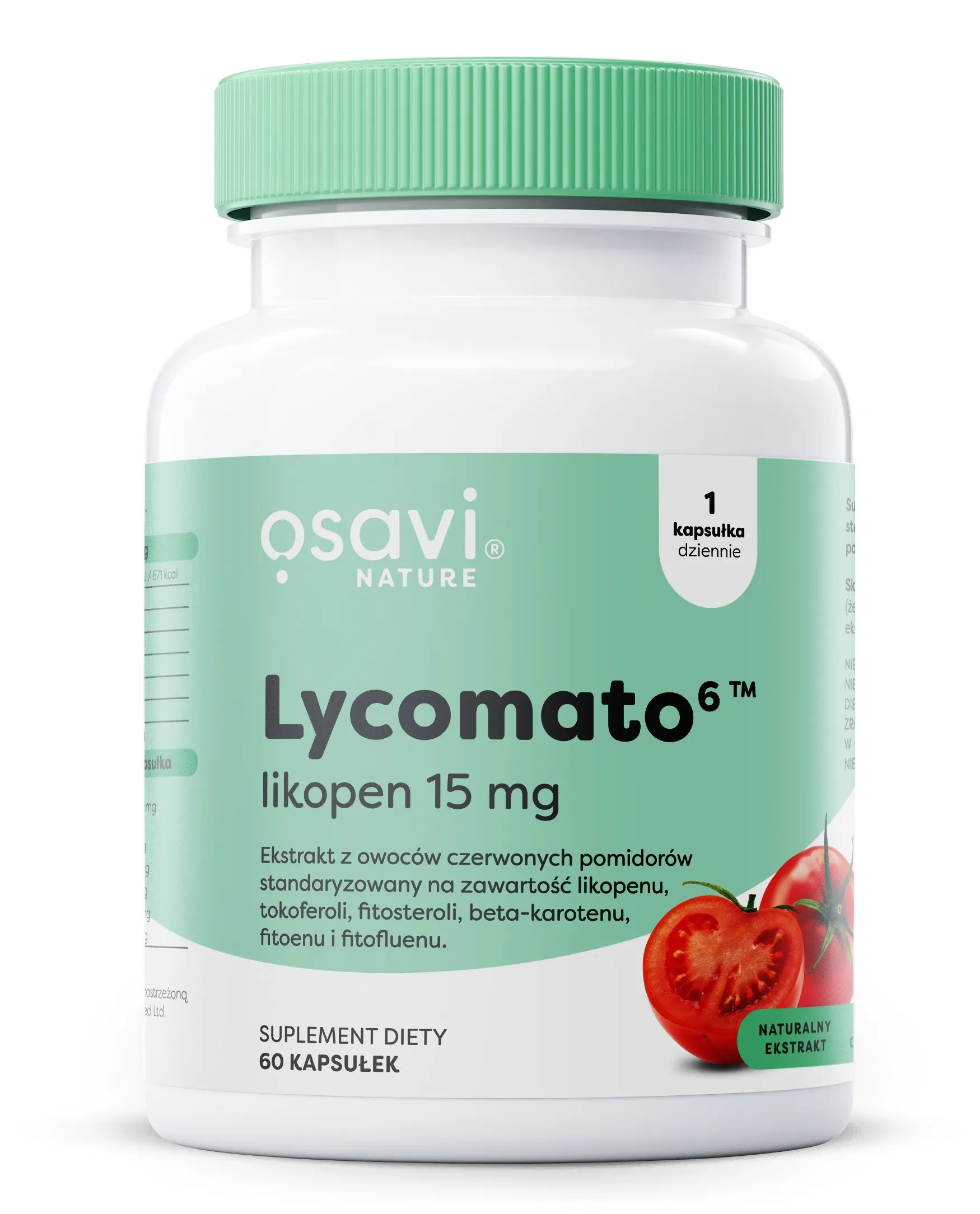 Osavi - Lycomato Likopen, 15 mg, 60 kapsułek miękkich 