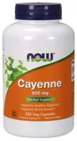 NOW Foods - Cayenne, Cayenne Pepper, 500mg, 250 Capsules